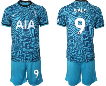 Moški Nogometni dresi Tottenham Hotspur Tretji 2023 Kratek Rokav + Kratke hlače BALE 9