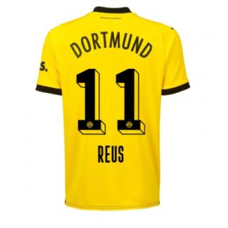 Poceni-Moski-nogometni-dresi-kompleti-BVB-Borussia-Dortmund-Domaci-2023-24-Kratek-Rokav-Marco-Reus-11