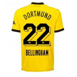 Poceni-Moski-nogometni-dresi-kompleti-Borussia-Dortmund-Domaci-2023-24-Kratek-Rokav-Jude-Bellingham-22