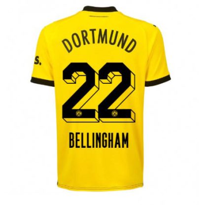 Poceni-Moski-nogometni-dresi-kompleti-Borussia-Dortmund-Domaci-2023-24-Kratek-Rokav-Jude-Bellingham-22