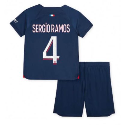 Poceni-Otroski-Nogometni-dresi-kompleti-Paris-Saint-Germain-PSG-Domaci-23-24-Sergio-Ramos-4