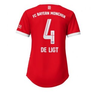 Poceni-Zenski-Nogometni-dresi-kompleti-Bayern-Munich-Domaci-2022-23-Kratek-Rokav-Matthijs-de-Ligt-4