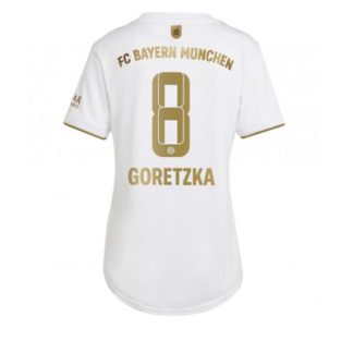 Poceni-Zenski-Nogometni-dresi-kompleti-Bayern-Munich-Gostujoci-2022-23-Kratek-Rokav-Leon-Goretzka-8