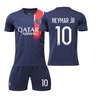 Poceni-Moski-Nogometni-dresi-kompleti-Paris-Saint-Germain-PSG-Domaci-dresi-tisk-NEYMAR-JR-10-2023-24