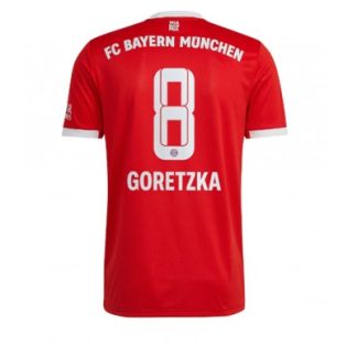 Replika-Moski-Nogometni-dresi-kompleti-Bayern-Munich-Domaci-2022-23-Kratek-Rokav-tisk-Leon-GORETZKA-8