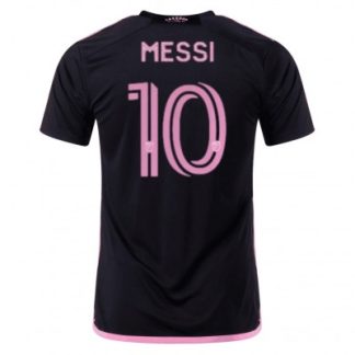 Replika-Moski-Nogometni-dresi-kompleti-Inter-Miami-CF-Gostujoci-2023-24-Kratek-Rokav-tisk-Lionel-Messi-10