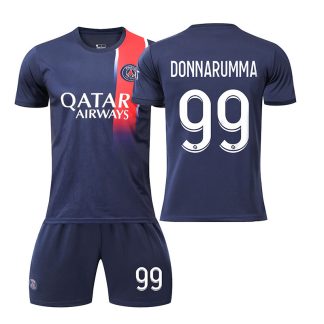 Replika-Moski-Nogometni-dresi-kompleti-Paris-Saint-Germain-PSG-Domaci-2023-24-dresi-tisk-DONNARUMMA-99