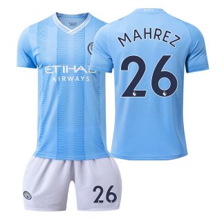 Replika-otroski-Nogometni-dresi-kompleti-Manchester-City-Domaci-2023-24-MAHREZ-26