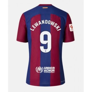 Kupiti-Novo-Zenski-Nogometni-dresi-Barcelona-Domaci-2023-24-Kratek-Rokav-Robert-Lewandowski-9