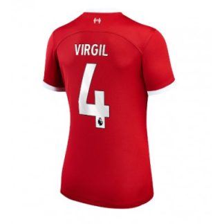 Novo-Zenski-Nogometni-dresi-Liverpool-Domaci-2023-24-Kratek-Rokav-Virgil-van-Dijk-4