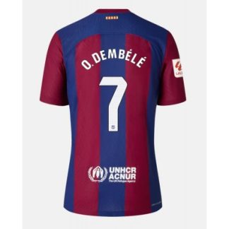 Poceni-Moski-Nogometni-dresi-Barcelona-Domaci-Kratek-Rokav-2023-24-Ousmane-Dembele-7