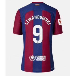 Poceni-Moski-Nogometni-dresi-Barcelona-Domaci-Kratek-Rokav-2023-24-Robert-Lewandowski-9