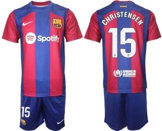 Kupiti-Prodajo-Moski-Nogometni-dresi-komplet-Barcelona-Domaci-2023-24-z-imenom-CHRISTENSEN-15