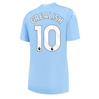 Kupiti-Poceni-Zenski-Nogometni-dresi-Manchester-City-Domaci-2023-24-Kratek-Rokav-Jack-Grealish-10