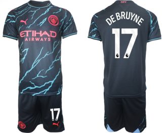 Kupiti-Prodajo-Moski-Nogometni-dresi-kompleti-Manchester-City-Tretji-2023-24-Kevin-De-Bruyne-17