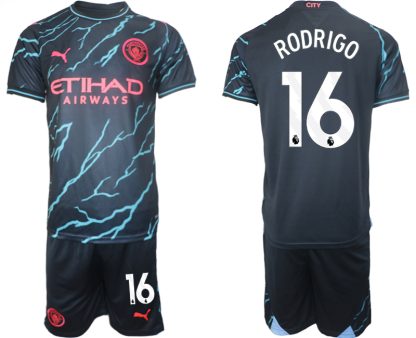 Kupiti-Prodajo-Moski-Nogometni-dresi-kompleti-Manchester-City-Tretji-2023-24-Rodrigo-16