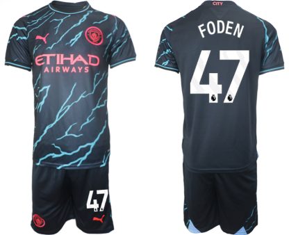 Najcenejsi-Moski-Nogometni-dresi-kompleti-Manchester-City-Tretji-2023-24-Phil-Foden-47