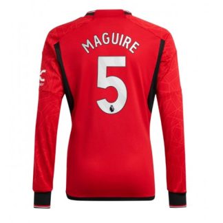 Kupiti-prodajo-Moski-Nogometni-dresi-Manchester-United-Domaci-2023-24-Dolgi-Rokav-Harry-Maguire-5