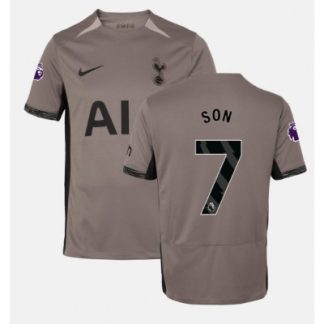 Novo-Poceni-Moski-Nogometni-dresi-Tottenham-Hotspur-Tretji-2023-24-Kratek-Rokav-Son-Heung-min-7