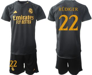 Kupiti-Novo-Moski-Nogometni-dresi-kompleti-Real-Madrid-Tretji-2023-2024-Antonio-Rudiger-22