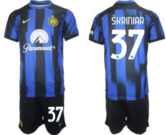 Kupiti-Prodajo-Moski-Nogometni-dresi-Inter-Milan-Domaci-2023-2024-Kratek-Rokav-Kratke-hlace-Milan-Skriniar-37