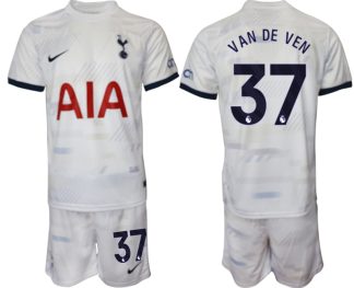 Kupiti-Prodajo-Moski-Nogometni-dresi-kompleti-Tottenham-Hotspur-Domaci-bela-2023-2024-tisk-Micky-van-de-Ven-37