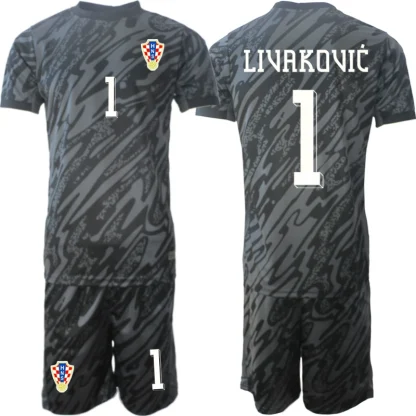 Kupiti-Prodajo-Otroske-Dresi-reprezentance-Hrvaska-Vratar-2024-25-crna-Dominik-Livakovic-1