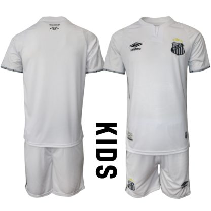 Kupiti-Prodajo-Otroski-Nogometni-Dresi-kompleti-FC-Santos-2025-26-z-lastnim-tiskom