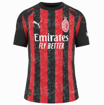Kupiti-Prodajo-Moski-Nogometni-Dresi-AC-Milan-Domaci-2025-26-Kratek-Rokav