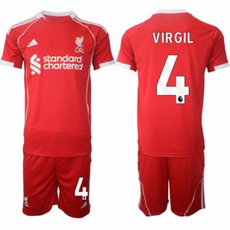 Kupiti-Prodajo-Moski-Nogometni-dresi-Liverpool-Domaci-2025-26-Virgil-van-Dijk-4-Kratek-Rokav-Kratke-hlace