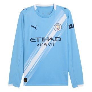 Kupiti-Prodajo-Moski-Nogometni-dresi-Manchester-City-Domaci-2025-26-Dolgi-Rokav