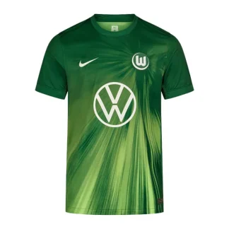 Kupiti-Prodajo-Moski-Nogometni-dresi-VFL-Wolfsburg-Domaci-2025-26-zelena
