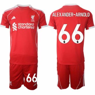 Kupiti-Prodajo-Nogometni-dresi-Liverpool-Domaci-2025-26-Alexander-Arnold-66-Kratek-Rokav-Kratke-hlace