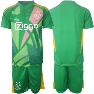 Kupiti-Prodajo-Otroski-Dresi-za-otroke-Ajax-Vratar-2024-25-zelena-z-lastnim-tiskom
