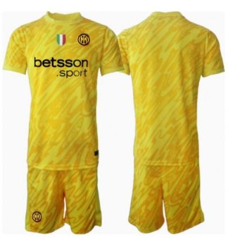 Kupiti-Prodajo-Otroski-Nogometni-dresi-Inter-Milan-Vratar-Gostujoci-2024-25-z-lastnim-tiskom