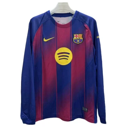 Kupiti-Prodajo-Moski-Nogometni-Dres-FC-Barcelona-2025-26-Dolgi-Rokav