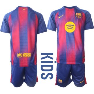 Kupiti-Prodajo-Otroski-Nogometni-Dres-komplet-FC-Barcelona-Domaci-2025-26