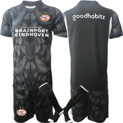 Kupiti-Prodajo-Otroski-Nogometni-Dresi-Kompleti-za-otroke-PSV-Eindhoven-Vratar-2024-25