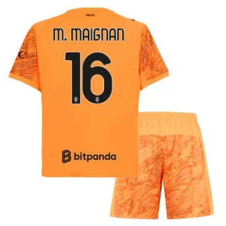 Kupiti-Prodajo-Otroski-Nogometni-Dresi-komplet-AC-Milan-Vratar-2025-26-Oranzna-Mike-Maignan-16