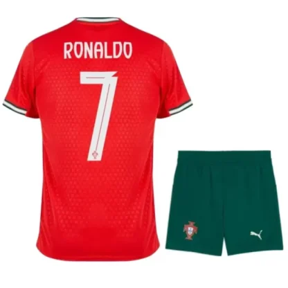 Kupiti-Prodajo-Otroski-Nogometni-dresi-kompleti-Portugalska-Domaci-2025-26-Cristiano-Ronaldo-7