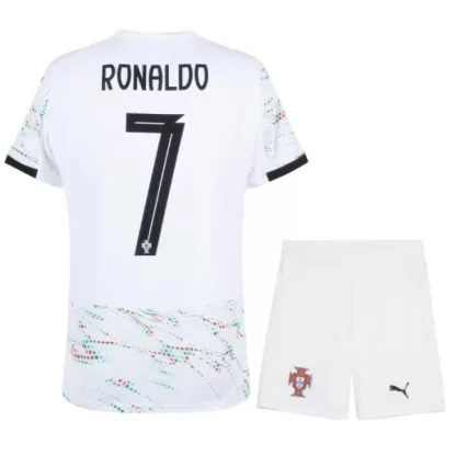 Kupiti-Prodajo-Otroski-Nogometni-dresi-kompleti-Portugalska-Gostujoci-2025-26-Cristiano-Ronaldo-7