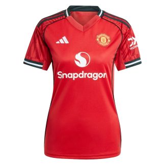 Kupiti-Prodajo-Zenski-Nogometni-Dresi-Manchester-United-Domaci-2025-26-rdeca