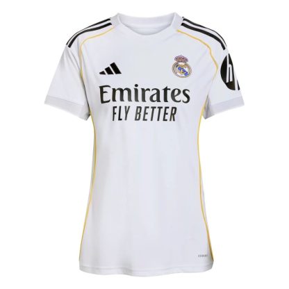 Kupiti-Prodajo-Zenski-Nogometni-dresi-Real-Madrid-Domaci-2025-26-Kratek-Rokav