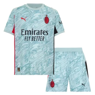 Najcenejsi-Otroski-Nogometni-Dresi-komplet-AC-Milan-Vratar-2025-26-Modra