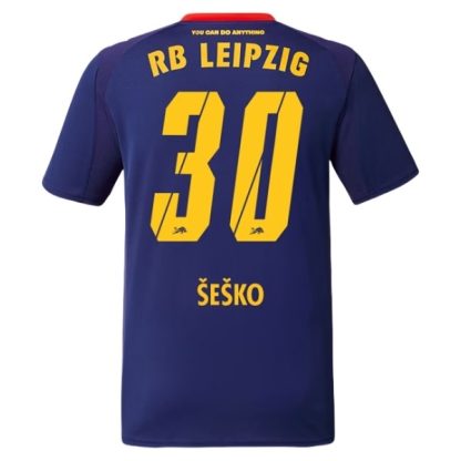 Kupiti-Prodajo-Moski-Nogometni-dresi-za-nogomet-RB-Leipzig-Gostujoci-2025-2026-Benjamin-Sesko-30