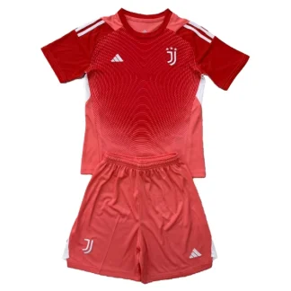 Kupiti-Prodajo-Otroski-Nogometni-Dres-kompleti-Juventus-Vratar-2025-26-Rdeca