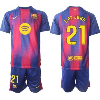 Kupiti-Prodajo-Moske-Nogometnih-dresov-kompleti-Frenkie-de-Jong-21-FC-Barcelona-Domaci-2025-26