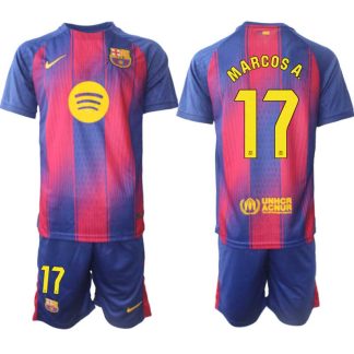 Kupiti-Prodajo-Moski-Nogometni-dresi-komplet-Marcos-Alonso-17-FC-Barcelona-Domaci-2025-26