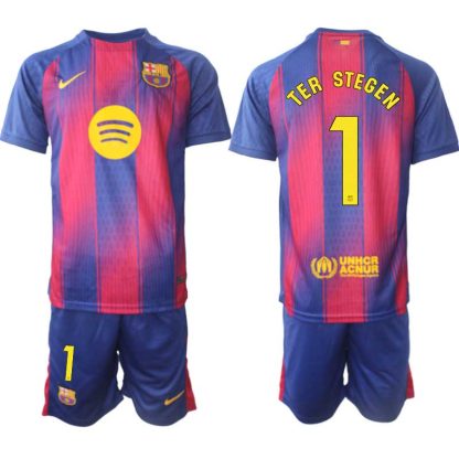 Kupiti-Prodajo-Moski-Nogometni-dresi-kompleti-FC-Barcelona-Domaci-2025-26-Marc-Andre-ter-Stegen-1