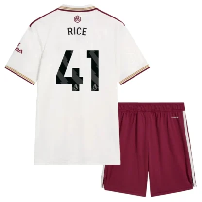 Kupiti-Prodajo-Otroski-dresi-za-nogomet-kompleti-Declan-Rice-41-Arsenal-Tretji-2025-26